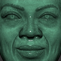 Oprah Winfrey bust ready for full color 3D printing - Thumbnail 23
