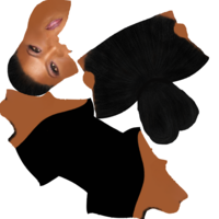 Oprah Winfrey bust ready for full color 3D printing - Thumbnail 25