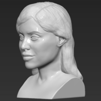 Kylie Jenner bust 3D printing ready stl obj - Thumbnail 3