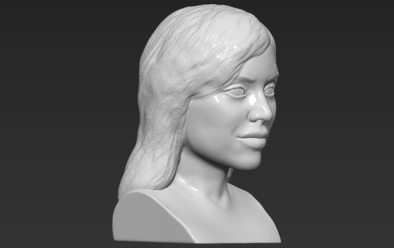Kylie Jenner bust 3D printing ready stl obj 3D Print 230926