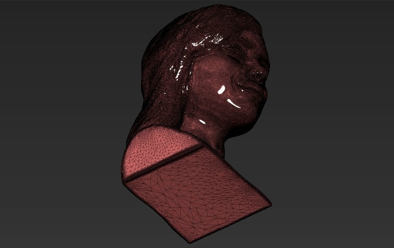 Kylie Jenner bust 3D printing ready stl obj 3D Print 230933