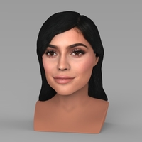 Kylie Jenner bust ready for full color 3D printing - Thumbnail 2