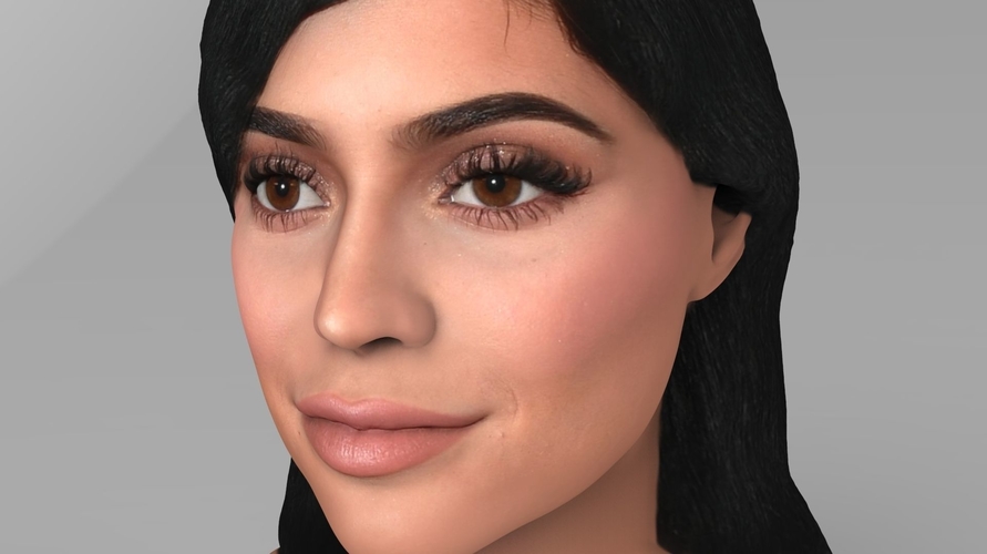 Kylie Jenner bust ready for full color 3D printing 3D Print 230936