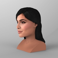 Kylie Jenner bust ready for full color 3D printing - Thumbnail 5