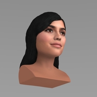 Kylie Jenner bust ready for full color 3D printing - Thumbnail 7