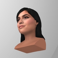 Kylie Jenner bust ready for full color 3D printing - Thumbnail 8