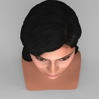 Kylie Jenner bust ready for full color 3D printing - Thumbnail 9