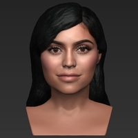 Kylie Jenner bust ready for full color 3D printing - Thumbnail 10