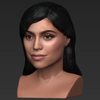 Kylie Jenner bust ready for full color 3D printing - Thumbnail 11