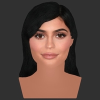 Kylie Jenner bust ready for full color 3D printing - Thumbnail 12
