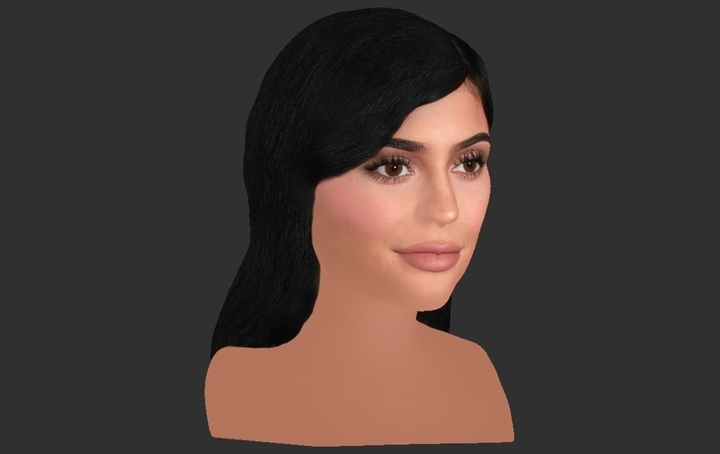Kylie Jenner bust ready for full color 3D printing 3D Print 230946