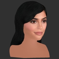 Kylie Jenner bust ready for full color 3D printing - Thumbnail 13