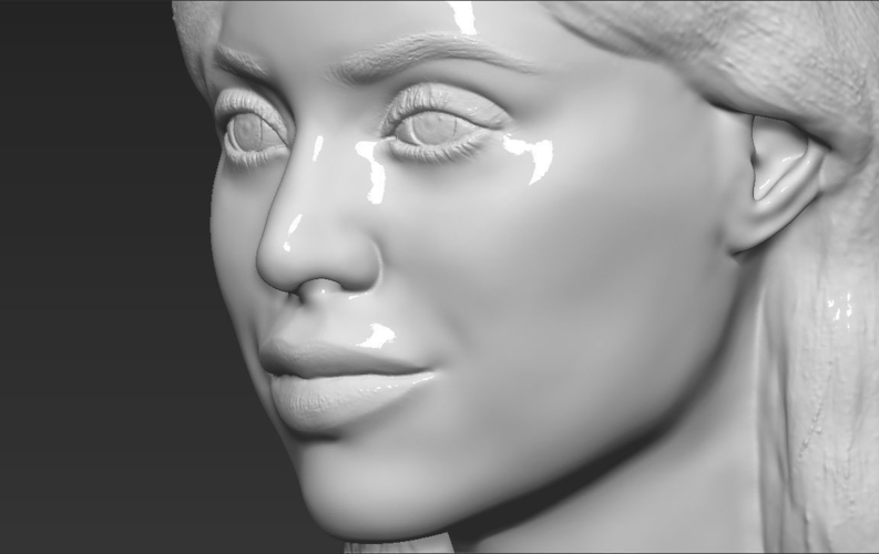 Kylie Jenner bust ready for full color 3D printing 3D Print 230954