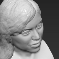 Kylie Jenner bust ready for full color 3D printing - Thumbnail 22