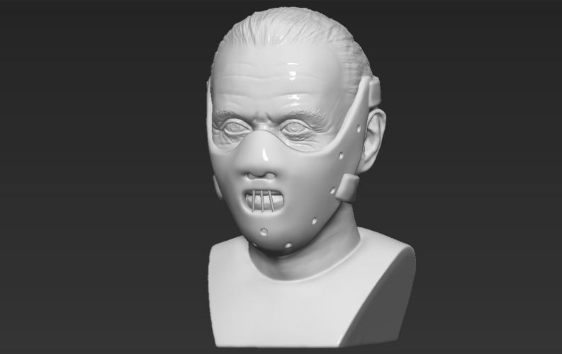 Hannibal Lecter bust 3D printing ready stl obj 3D Print 230960