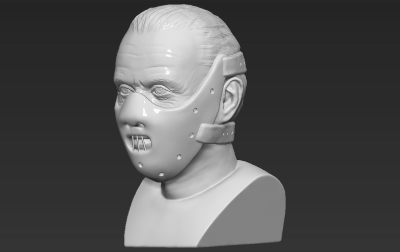 Hannibal Lecter bust 3D printing ready stl obj 3D Print 230962
