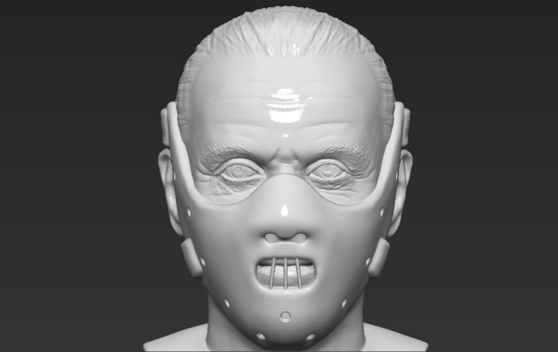 Hannibal Lecter bust 3D printing ready stl obj 3D Print 230963