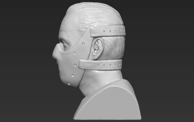 Hannibal Lecter bust 3D printing ready stl obj 3D Print 230965