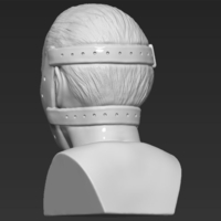 Hannibal Lecter bust 3D printing ready stl obj - Thumbnail 10