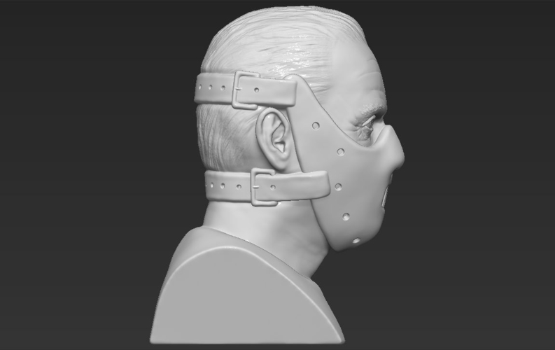 Hannibal Lecter bust 3D printing ready stl obj 3D Print 230969