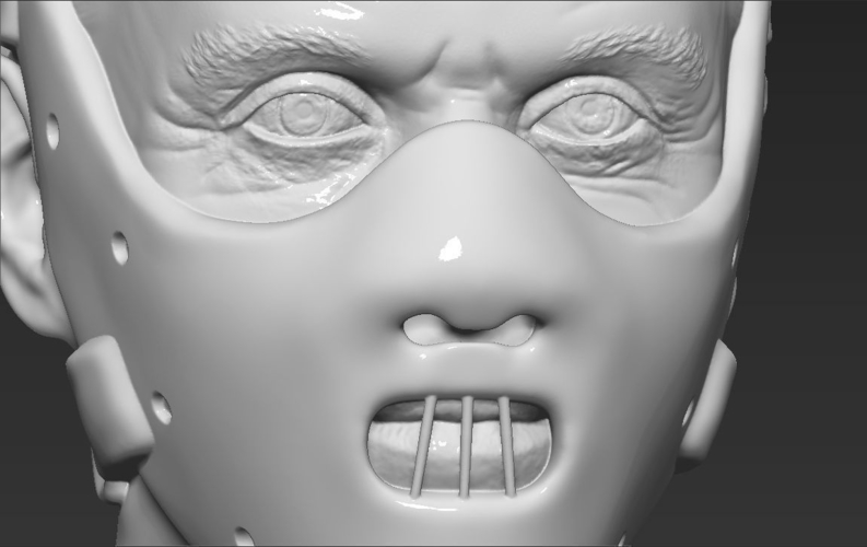 Hannibal Lecter bust 3D printing ready stl obj 3D Print 230973