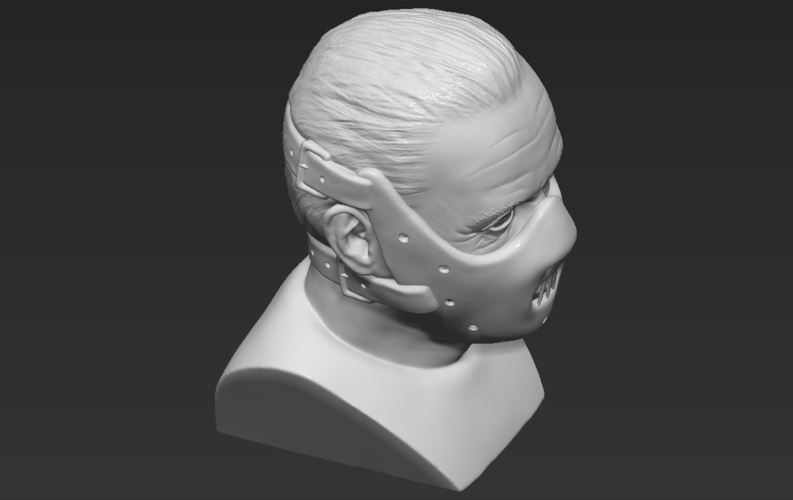 Hannibal Lecter bust 3D printing ready stl obj 3D Print 230978