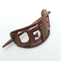 LEIRE Personalized Oval Hair Stick Barrete 54x30mm - Thumbnail 2