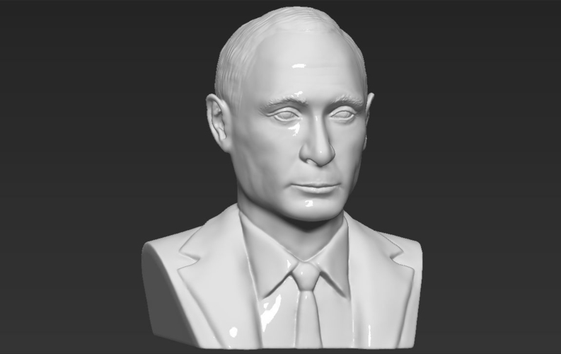 Vladimir Putin bust 3D printing ready stl obj 3D Print 230987