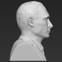 Vladimir Putin bust 3D printing ready stl obj - Thumbnail 7