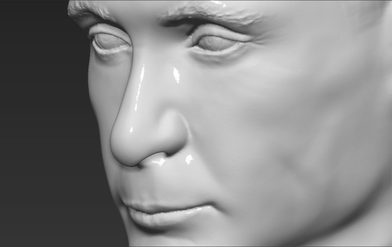 Vladimir Putin bust 3D printing ready stl obj 3D Print 230996
