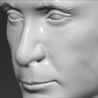Vladimir Putin bust 3D printing ready stl obj - Thumbnail 11