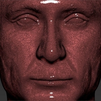 Vladimir Putin bust 3D printing ready stl obj - Thumbnail 16