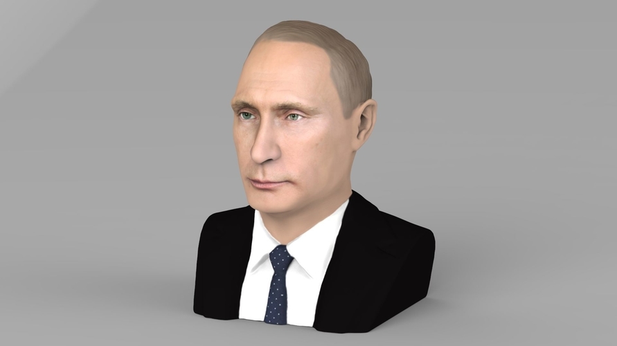 Vladimir Putin bust ready for full color 3D printing 3D Print 231003