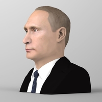 Vladimir Putin bust ready for full color 3D printing - Thumbnail 4