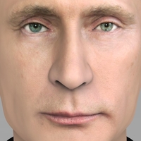 Vladimir Putin bust ready for full color 3D printing - Thumbnail 5