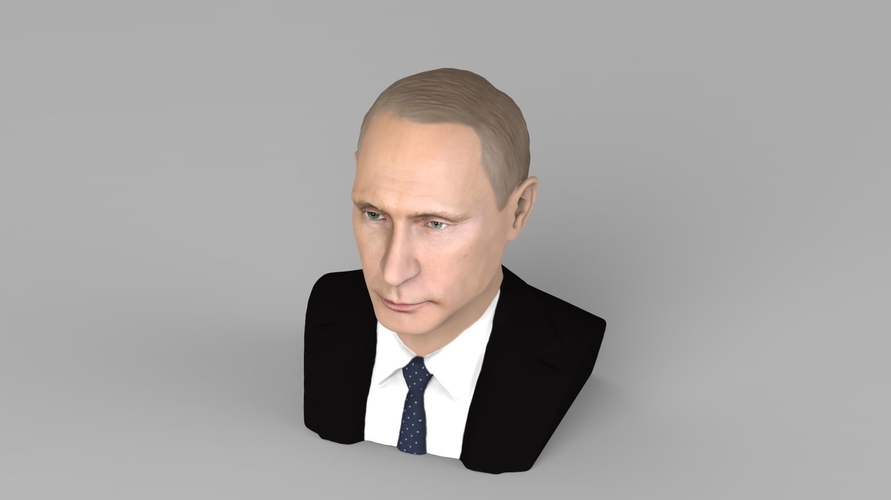 Vladimir Putin bust ready for full color 3D printing 3D Print 231009