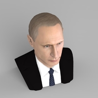 Vladimir Putin bust ready for full color 3D printing - Thumbnail 9