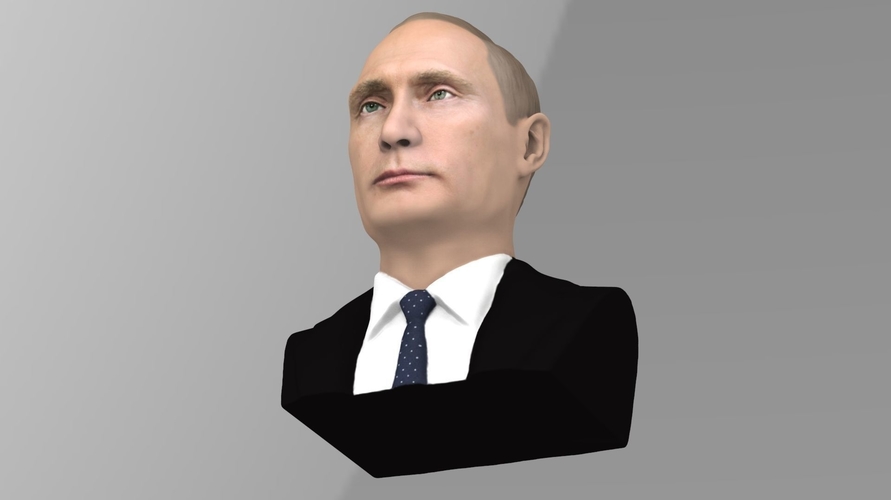 Vladimir Putin bust ready for full color 3D printing 3D Print 231011