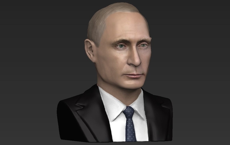 Vladimir Putin bust ready for full color 3D printing 3D Print 231012