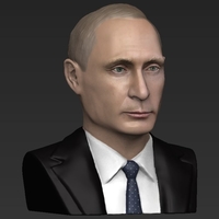 Vladimir Putin bust ready for full color 3D printing - Thumbnail 11