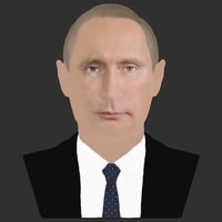 Vladimir Putin bust ready for full color 3D printing - Thumbnail 13