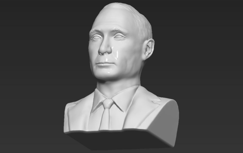Vladimir Putin bust ready for full color 3D printing 3D Print 231022