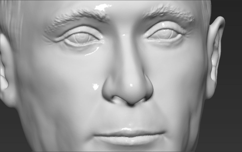 Vladimir Putin bust ready for full color 3D printing 3D Print 231024