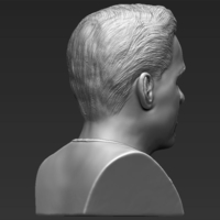 Captain Kirk Chris Pine Star Trek bust 3D printing ready stl obj - Thumbnail 9