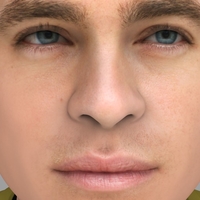 Captain Kirk Chris Pine Star Trek bust full color 3D printing - Thumbnail 4