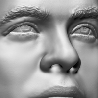 Captain Kirk Chris Pine Star Trek bust full color 3D printing - Thumbnail 18