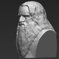 Gimli Lord of the Rings bust 3D printing ready stl obj - Thumbnail 5