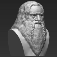 Gimli Lord of the Rings bust 3D printing ready stl obj - Thumbnail 9