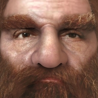 Gimli Lord of the Rings bust full color 3D printing ready - Thumbnail 5