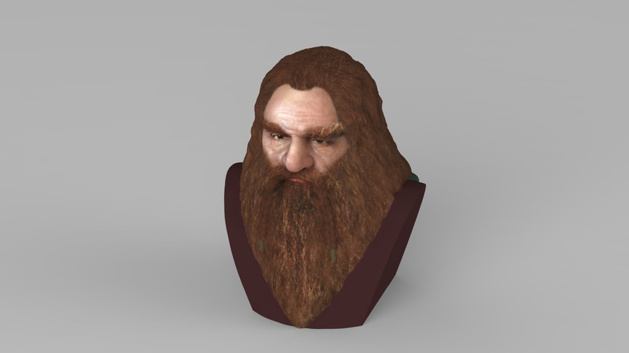 Gimli Lord of the Rings bust full color 3D printing ready 3D Print 231085